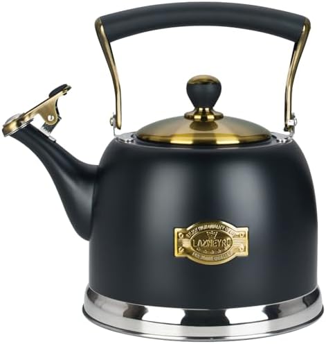 Tea Kettle Stainless Steel Teapot, Stainless Steel Teakettle for Stove Top with Heat Proof Ergonomic Handle 3.0 Quart by Unknown
