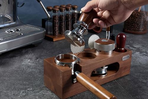 54mm Tamper Replacement for Breville tamper Adjustable Depth The espresso tamper made of Stainless Steel and Solid wood it's a good Coffee Tamper for Home espresso barista(53.3mm) - Image 3