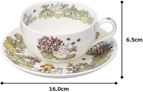 Noritake T97285A/4660-5 Milk Tea Cup & Saucer, 11.8 fl oz (325 cc), My Neighbor Totoro Gajimi Edition, Microwave Safe, 1 Guest, Bone China - Image 7