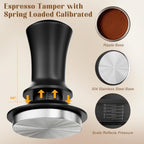 7PCS 54mm Espresso Accessories Kit, Coffee Tamping Station with Knock Box - All-in-One Home Barista Starter Set, Stainless Steel Tamper & Distributor, WDT Tool for Even Extraction - Image 6