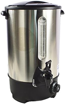 INTBUYING Stainless Steel Large Capacity Commercial Office Kitchen Hot Water Dispense Boiler Instant Boiling Machine Heater Electric Kettle Temperature Control for Coffee Tea with Faucet Tap-19.6L by INTBUYING