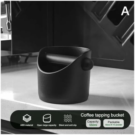 Espresso Coffee Knock Box, Anti Slip Dump Bin with Knock Bar - Image 2