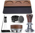 54mm Espresso Tool Kit Includes Tamping Mat, Coffee Tamper, Distributor, WDT Tool & Dosing Funnel Set by KNODOS