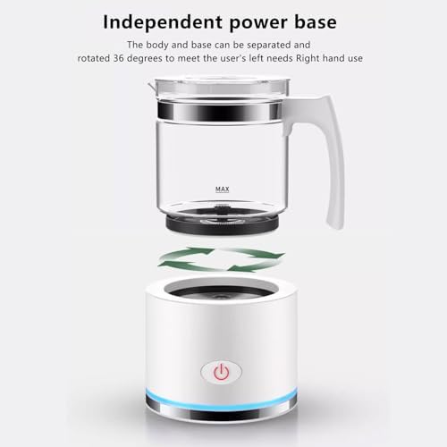 Full-Automatic Steam Boiling Water Frothing Machine,4 in 1 Milk Steamer,550ml Commercial Steam Milk Frother Machine,for Latte - Image 3