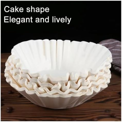 100Pcs Basket Coffee Replacement White Coffee Paper Pod Disposable For 8-12 Cup Makers - Image 3