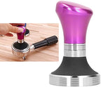 Coffee Tamper 58mm, Espresso Coffee Tamper Hammer Coffee Tamping Tool Calibrated Flat Tamper with Stainless Steel Base(Pink) - Image 7