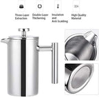 350ml Coffee Press Maker, Stainless Steel French Press Pot with Double Layer Insulation for Home Use - Image 6