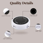 752-932℉ Electric Mini Stove, Portable Hot Plate, Electric Heater with Adjustable Power for Teapot/Kettles/Ceramic/Glass Kettle, Electric Stove for Boiling Water, 2 Setting 400-700w (White) - Image 5