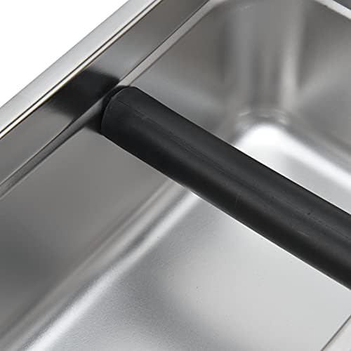 Large Coffee Knock Box, Stainless Steel Coffee Grounds Container, Durable Bucket with Smooth Polished Corners, Waste Bin for Espresso Machine, Perfect for Home Kitchen Use - Image 2