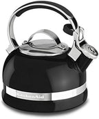KitchenAid KTEN20SBOB 2.0-Quart Kettle with Full Stainless Steel Handle and Trim Band - Onyx Black by Unknown