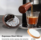 Espresso Shot Mirror for Bottomless Naked Portafilter, 360 Degree Rotation, Magnetic Detachable Mirror for Espresso Flow Rate Observation, Coffee Machine Accessory - Image 5