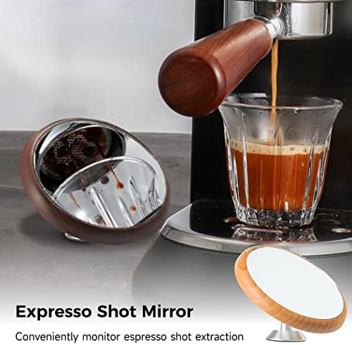Espresso Shot Mirror for Bottomless Naked Portafilter, 360 Degree Rotation, Magnetic Detachable Mirror for Espresso Flow Rate Observation, Coffee Machine Accessory - Image 5