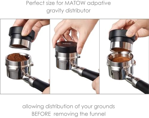MATOW 58mm Dosing Funnel & Gravity Distributor for 58mm Portafilter - Image 2