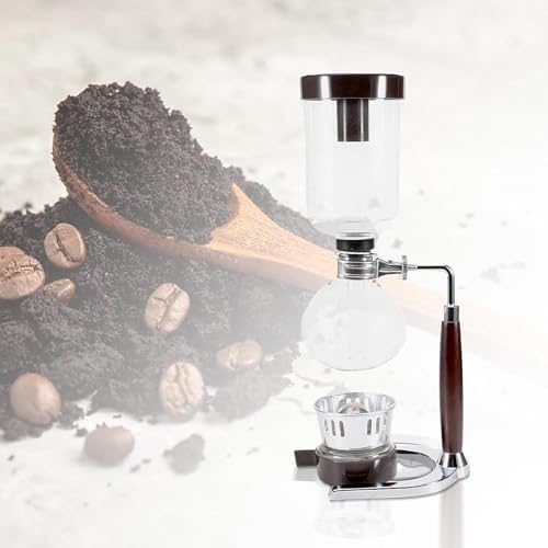 Siphon Coffee Maker, Glass Brewer for Home and Office Use, for Coffee Enthusiasts, 360ML - Image 4