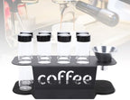Coffee Bean Tubes with Stand, Single Dose Glass Vials 8pcs Storage Tubes with One Way Exhaust Valve Stand Funnel, Transparent Coffee Bean Storage for Tea Leaves Nuts - Image 3