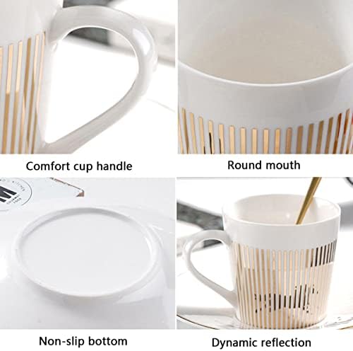 Coffee Mug Cup,Reflection Mug, Mirror Cups and Saucers, Anamorphic Cup and Saucer, Optical Illusion Cup and Saucer, for Cappuccino, Milks, Espresso, Tea, Coffee(Size:Horse) - Image 6