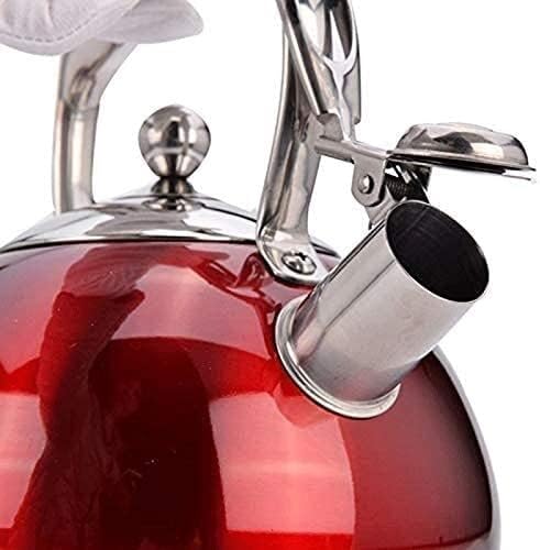Whistling Kettle Tea Kettle Stovetop Whistling Tea Kettle The Internal Whole Body is Electropolished, Not Easy to Scale, Easy to Clean, Healthy - Image 5