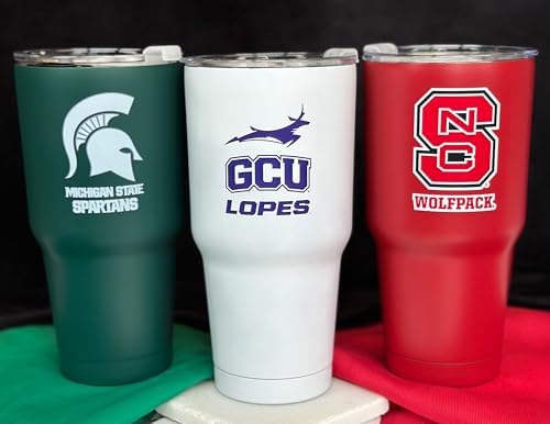 Rocky Mountains Colorado Minimalistic Design Souvenir 24 oz Engraved Insulated Stainless Steel Tumbler - Seafoam - Image 4