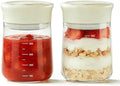 2-Pack 17oz Overnight Oats Container with Airtight Twist-Seal Lid by NUZEAK