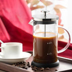 French Press Coffee/tea Maker, Camping Mini Coffee/Tea Press Of Stainless Steel Filter And Heat Resistant Glass, Cold Brew Coffee Maker For Travel, Home(1000ml) - Image 2