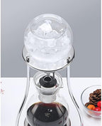 JITEM Cafetera Ice Cold Dripper Coffee and Tea Maker Dripper Brewer Maker with Adjustable Water Flow Stainless Steel Filter Glass Carafe for Coffee or Tea - Image 4