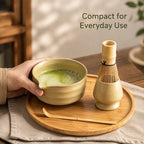 Matcha Tea Set with Bowl, Bamboo Whisk & Stand for Japanese Tea Ceremony - Image 5