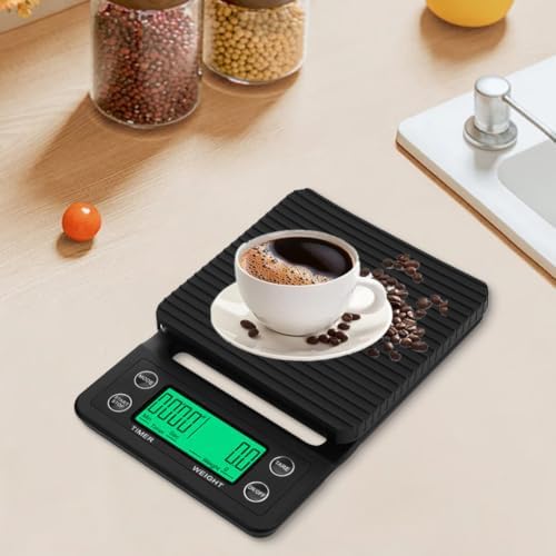 5/3 kg Electronic Drip Coffee Scale with LCD Display & Timer - Image 5