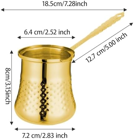 coffee maker， Gold Tea Kettle with Handle for Induction Cooktop(Small) - Image 3