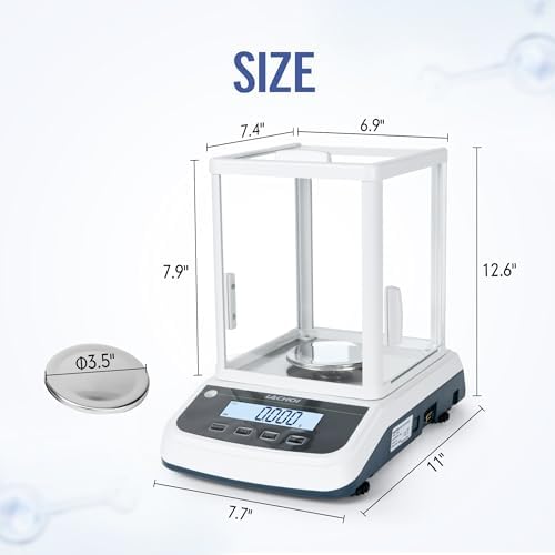 Lab Analytical Balance 0.001g*100g Accuracy Precision Scale 0.001g - Image 3