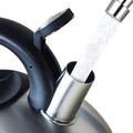 304 Stainless Steel Whistling Tea Kettle - 3.7 Quart Capacity for All Stovetops - Ergonomic Anti-Scald Handle & Safe Whistle(2.6 Quarts) by Unknown