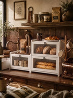Bread Box for Kitchen Countertop Large Capacity with Top Storage Shelf - Image 6