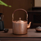 Menolana Copper Heating Vessel Cup Tea Mug Saucer Drinkware Bowl Body Open Top Metal Material Warm Suitable for home entertaining coffee corner shelf decor, Plain - Image 5