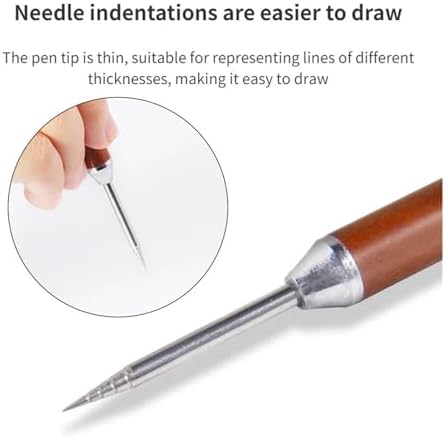 Decorating Art Pen Latte Pull Flower Needle Stainless Steel Coffee Cappuccino Espresso Art Needles Barista Coffee Accessories (Color : Stainless steel-2pcs) - Image 3