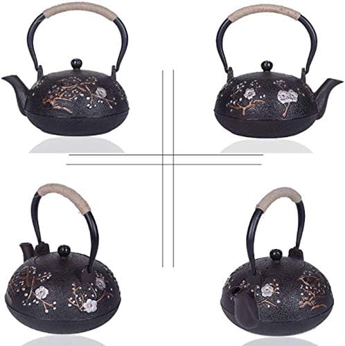 1.2L Teapot Tea Kettle Tea Pot Antique Cast Iron Teapot Tetsubin Japanese Tea Kettle - Handmade, Kung Fu Tea Set - Image 5