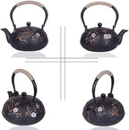 1.2L Teapot Tea Kettle Tea Pot Antique Cast Iron Teapot Tetsubin Japanese Tea Kettle - Handmade, Kung Fu Tea Set - Image 5
