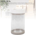 Ejoyous Electric Vacuum Canister, Sealed Glass Jar for Tea Coffee Beans Nuts Storage, with Built in 500mAh Battery, for Home Kitchen (950ml) - Image 6
