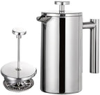 350ml/800ml/1000ml Coffee Maker Pot French Press Stainless Steel Double Walled Insulated(350ml) by Unknown