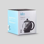 Kilo D07 4-Cup Glass Teapot with Stainless Steel Infuser 1400ml - Image 6