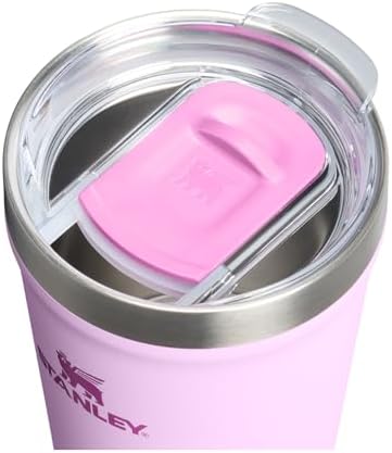 STANLEY Everyday Tumbler 16 oz | Press Fit Drink Through Lid | Beverage, Coffee, and Cocktail Cup | Insulated Stainless Steel Wine Glass | BPA-Free | Soft Orchid - Image 2