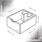 Espresso Knock Box, Tamping Station, Non-Slip Base, Black - Image 5