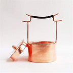 Japanese Cast Iron Tetsubin Teapot Teapots Cast Iron Double Hook Cook Teapot Pure Copper Thick Handmade Pot Cover Tea Pot Copper Tea Pots Tea Set Tea Accessories - Image 5
