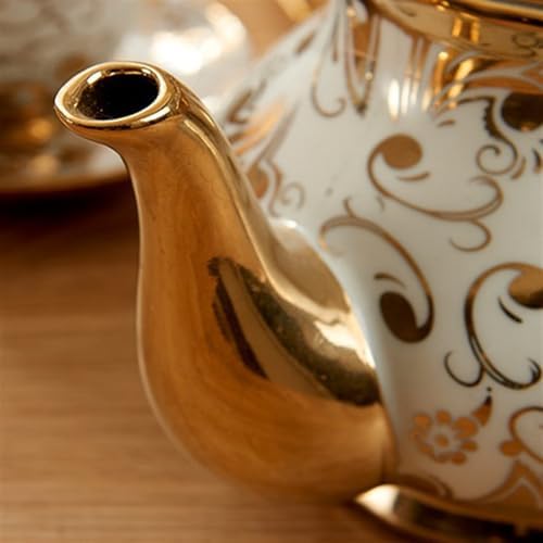 Water Pitcher Teapot Set Living Room Household European Ceramic Cup Heat-Resistant Cold Kettle Cold Kettle Water Cup Water Jug - Image 4
