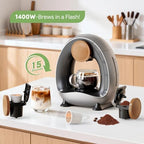 Pods and Grounds Single Serve Coffee Maker,Brew in 1 minute - Image 3