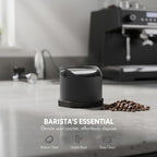 Small Espresso Knock Box, Matte Black Stainless Steel Coffee Waste Bin, 25.36 oz / 750 mL Capacity, Anti-Slip Base, Easy-Clean Grounds Disposal Container for Home Barista Use - Image 2