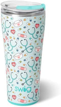 Swig Life 32oz Insulated Tumbler with Lid, Scrub Life by SwigLife