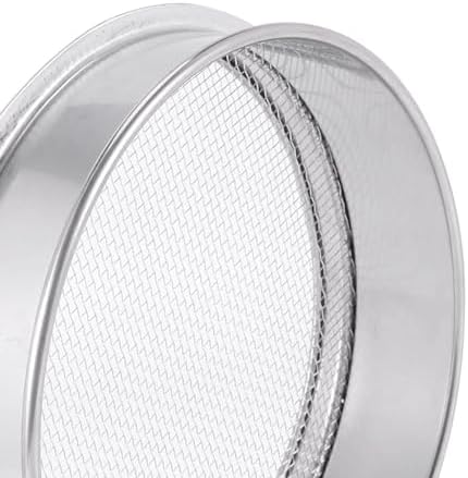 Stainless Steel Test Sieve Multiple Mesh Sizes (0.003-12.5mm) 15-40cm Diameter Silver(Mesh 0.5mm) - Image 2