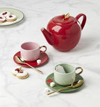 kate spade new york Make It Pop Cup & Saucer Set, 1.30, Pink - Image 5