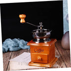 SHOWERORO Manual Coffee Bean Grinder Conical Burr Hand Crank Grain Mill Coffee Grinder for Beans Grains Vintage Design Easy Cleaning - Image 5