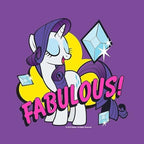 CafePress MLP Rarity Fabulous Tumbled Stone - Set of 4 Coasters Set of 4 - Image 2