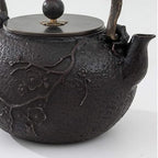 Cast Iron Tetsubin Teapot 1.2L Handmade Large Iron Kettle With Copper Lid & Stainless Steel Infuser, Rust-Resistant - Image 5